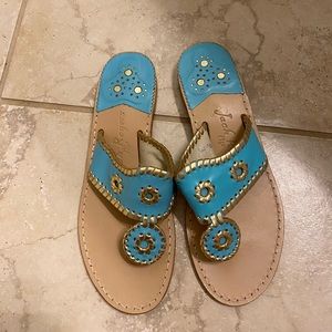 COPY - Jack Rogers Turqouise sandals